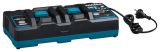 Набор Makita: 2 АКБ BL4040, Li-Ion, 40 В, 4 Ач и двойное быстрое ЗУ DC40RB, 40 В, 2x12 А, в кейсе MakPac, 191U04-0