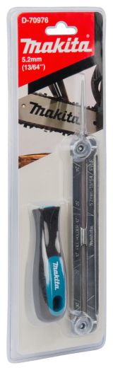 Напильник круглый 5, 2 мм Makita с рукояткой и шаблоном , D-70976
