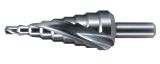 Сверло ступенчатое Makita HSS с спиральным желобком, 4-12x65, 1/4", D-40141