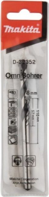 Сверло универсальное Makita D-30352, 8x57x110 мм (D-30352)