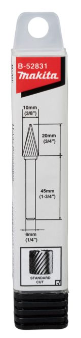 Фреза Makita по металлу, 10x20x6 мм (B-52831)
