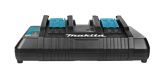 Быстрое зарядное устройство Makita DC18RD, двойное, для Ni-MH/Li-Ion АКБ, 7.2-18 В, 2x9 А, 630876-7
