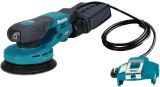 Аккумуляторная эксцентриковая шлифмашина Makita BO001CGZ, 40 В, 125 мм, 10000 кол/мин, с выносной батареей, без АКБ и ЗУ