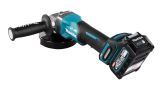 Аккумуляторная угловая шлифовальная машина Makita, 2x4.0 Ач, 40В, 125 мм, 8500 об/мин, кейс, GA013GM201