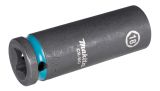 Ударная удлиненная торцовая головка Makita Impact Black 1/2" 18x81, 5 мм , E-16483
