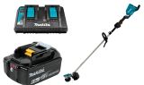 Набор: аккумуляторный триммер Makita DUR368LZ + аккумулятор Makita 632F69-8 + зарядное устройство Makita 630876-7