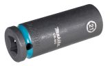 Ударная удлиненная торцовая головка Makita Impact Black 1/2" 21x81, 5 мм , E-16508