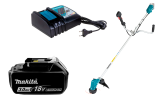 Набор: аккумуляторный триммер Makita DUR190UZX3 + аккумулятор Makita 632M83-6 + зарядное устройство Makita 630793-1
