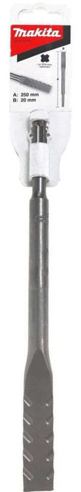 Долото плоское Makita самозатачивающееся 250x20 мм, SDS PLUS, B-64244