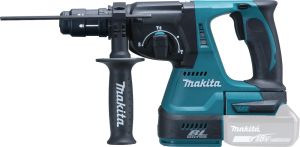 Перфоратор Makita DHR243Z, 18 В, 2 Дж, без АКБ и ЗУ
