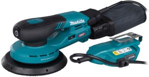 Аккумуляторная эксцентриковая шлифмашина Makita BO002CGZ, 40 В, 150 мм, 10000 кол/мин, с выносной батареей, без АКБ и ЗУ