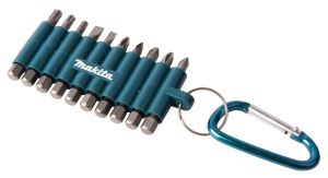 Набор насадок Makita 10 шт. подвесной (в резиновом холдере с карабином), D-65028