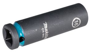 Ударная удлиненная торцовая головка Makita Impact Black 1/2" 16x81, 5 мм , E-16461
