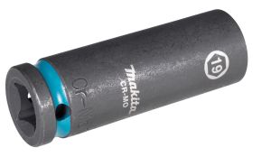 Ударная удлиненная торцовая головка Makita Impact Black 1/2" 19x81, 5 мм , E-16499