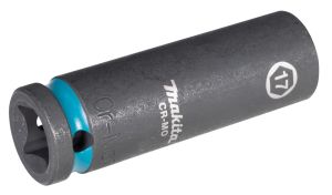 Ударная удлиненная торцовая головка Makita Impact Black 1/2" 17x81, 5 мм , E-16477