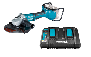 Набор: аккумуляторная угловая шлифовальная машина Makita DGA900Z без АКБ + зарядное устройство Makita 630876-7