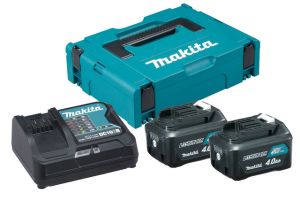 Набор Makita PSK MKP1SM122: 2 АКБ BL1041B, Li-Ion, 12 В, 4 Ач и зарядное устройство DC18SD, 7.2-18 В, 2.6 А, в кейсе MakPac, 197641-2