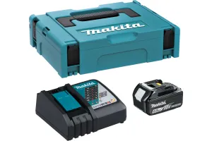Набор Makita PSK MKP1RG181: 1 аккумулятор BL1860B, Li-Ion, 18 В, 6 Ач, зарядное устройство DC18RC, 14.4-18 В, кейс MakPac, (198106-7)