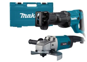 Набор электроинструмента Makita: угловая шлифмашина 9069 + сабельная пила JR3051TK (ACSET-37)