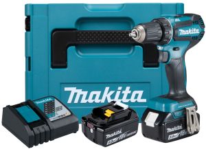 Аккумуляторная дрель-шуруповерт Makita DDF485RTJ, 18 В, 1900 об/мин, с 2 АКБ 5 Ач и ЗУ, в кейсе MakPac