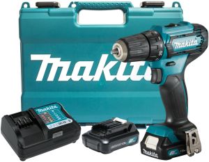 Аккумуляторная дрель-шуруповерт Makita DF333DWYE, 12 В, 1700 об/мин, с 2 АКБ 1.5 Ач и ЗУ, в кейсе (УЦЕНЕННЫЙ ТОВАР) (DF333DWYE/U)
