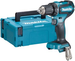 Аккумуляторная дрель-шуруповерт Makita DDF485ZJ, 18 В, 1900 об/мин, без АКБ и ЗУ, в кейсе MakPac