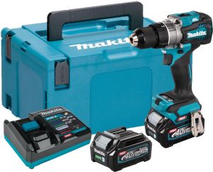 Аккумуляторная дрель-шуруповерт Makita DF001GD201, 40 В, 2600 об/мин, с 2 АКБ 2.5 Ач и ЗУ, в кейсе MakPac