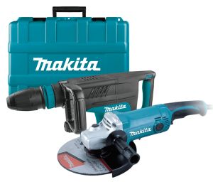 Набор электроинструмента Makita: угловая шлифмашина GA9050 + отбойный молоток HM1203C (ACSET-46)