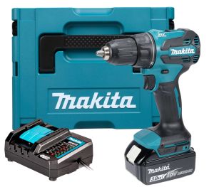 Аккумуляторная дрель-шуруповерт Makita DDF490F002, 18 В, 1900 об/мин, с АКБ 3 Ач и ЗУ, в кейсе MakPac