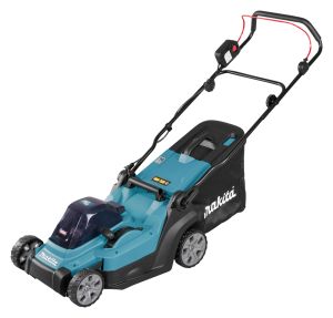 Аккумуляторная газонокосилка Makita LM003GU102, 40 В, 3800 об/мин, 40 л, с АКБ 4 Ач и ЗУ