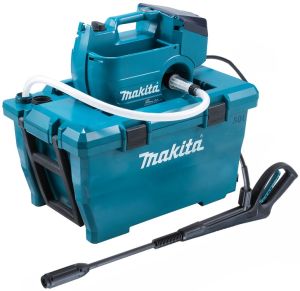 Аккумуляторная мойка высокого давления Makita DHW080ZK, 2x18 В, 80 бар, 378 л/ч, без АКБ и ЗУ