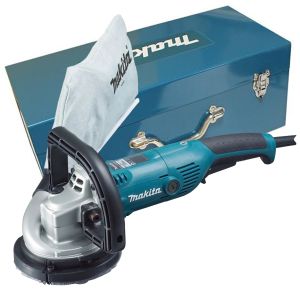 Шлифовальная машина по бетону Makita PC5000C, 1400 Вт, 125 мм, 10000 об/мин, в кейсе