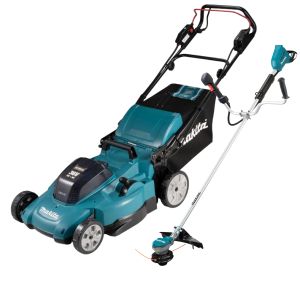 Аккумуляторный набор садовой техники Makita, 18 В: газонокосилка DLM539 + триммер DUR368A, без АКБ и ЗУ
