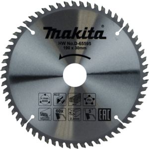Диск пильный Makita D-65595, по мультиматериалу, 190х30х2.2 мм