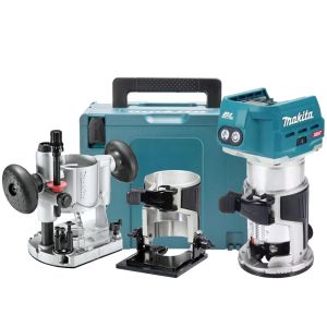 Аккумуляторный фрезер Makita RT001GZ19, 40 В, 31000 об/мин, 40 мм, без АКБ и ЗУ, в кейсе