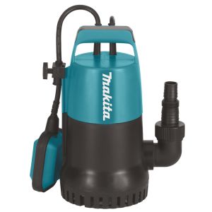 Дренажный насос Makita, погружной, для чистой воды, 300 Вт, 140 л/мин, PF0300