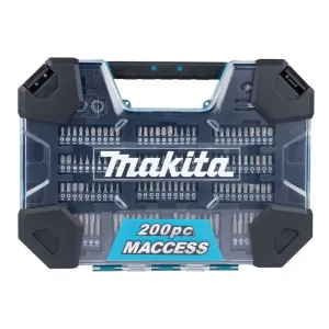 Набор ручного инструмента и оснастки Makita MACCESS 200шт., E-22610