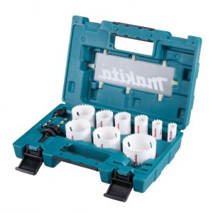 Набор коронок BiM Makita, 19-68 мм, с адаптерами, D-63987
