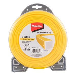 Триммерная леска Makita, квадратная, усиленная, 3 ммх44 м, E-02886