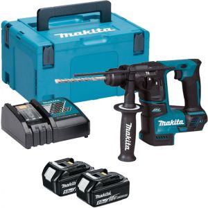 Аккумуляторный перфоратор Makita DHR171RTJ, 18 В, 1.2 Дж, 4800 уд/мин, с 2 АКБ 5 Ач и ЗУ, в кейсе MakPac