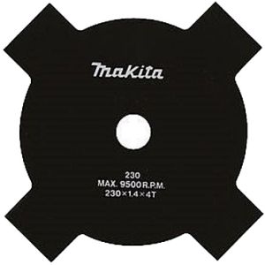 Нож для травы Makita, 4 зуба, d 230x25, 4 мм, DA00000181