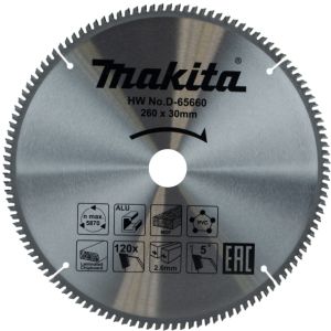Диск пильный Makita D-65660, по мультиматериалу, 260х30х2.6 мм
