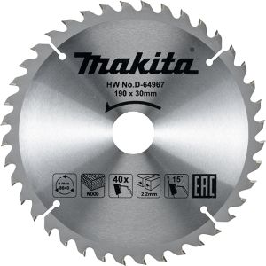 Диск пильный по дереву Makita D-64967 190х30х1.4 мм (D-64967)