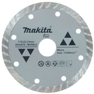 Диск алмазный Makita D-44301, по граниту/мрамору, 115х22.23 мм, 5 шт. (D-44301-5)