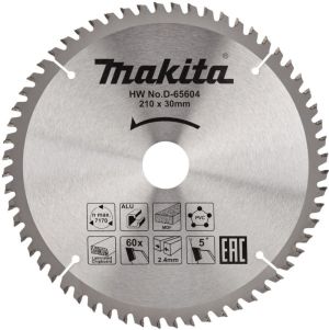 Диск пильный Makita D-65604, по мультиматериалу, 210х30х1.6 мм