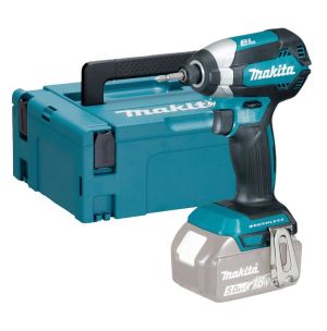 Аккумуляторный ударный шуруповерт Makita LXT, 18 В, 170 Нм, 3400 об/мин, 1/4", без АКБ и ЗУ, в кейсе MakPac, DTD153ZJ