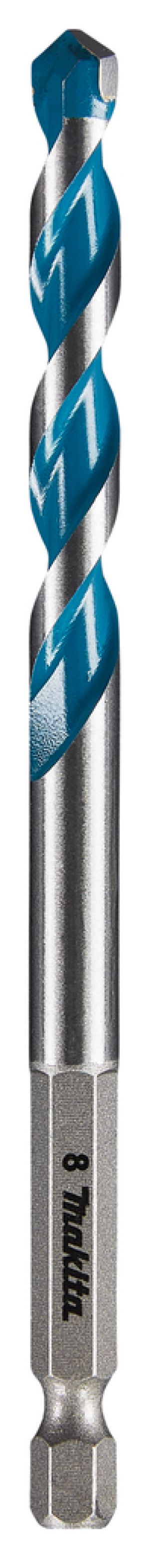 Сверло универсальное Makita 8x60x120, 1/4", E-15045