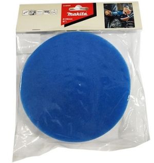 Насадка полировальная из поролона Makita 150 мм (плоская, синяя, липучка) , D-62555