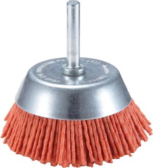 Щетка нейлоновая чашечная Makita (d50 мм, красная, G80, 6 мм), D-45509