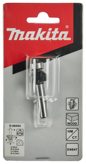 Фреза Makita кромочная калевочная "Standard", 19х53.4х9.4 мм (D-68454)